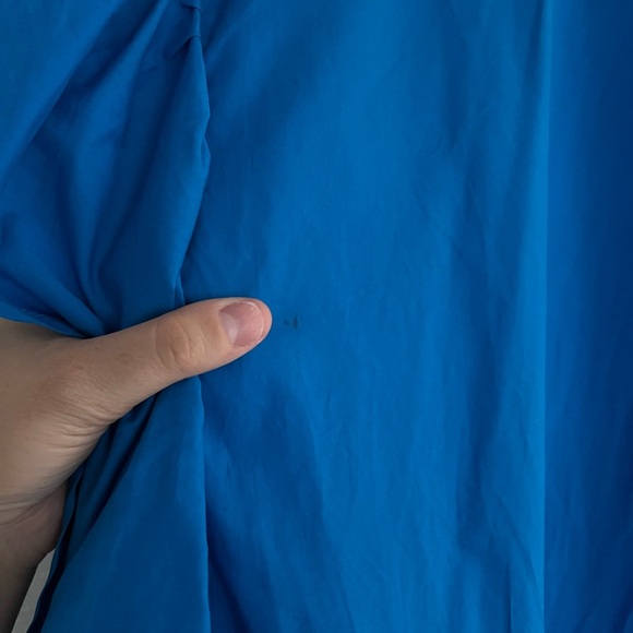 Psophia Cobalt Blue Ruffle Dress - Picture 7 of 9